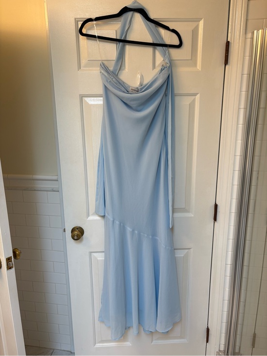 Peppermayo Dresses & Skirts - Peppermayo Light Blue Halter Maxi Dress